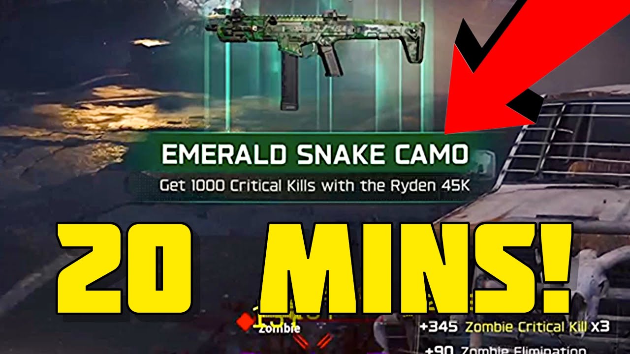 1000 критических убийств каждые 20 МИНУТ в BLACK OPS 7 Zombies (ошибка с камуфляжем в одиночном р...