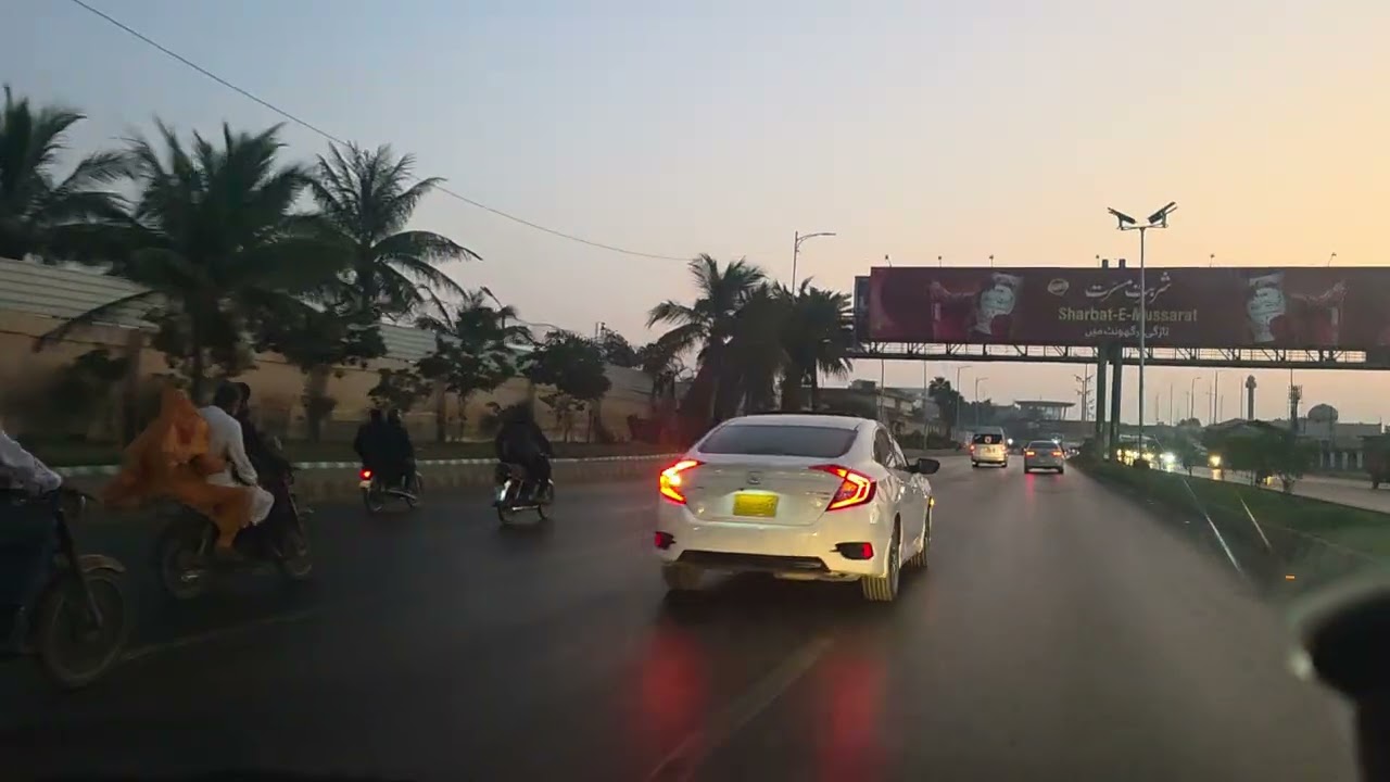 Ramadan 2026 Morning after Sehri @ Shahra-e-Faisal  from Baloch Colony to Airport