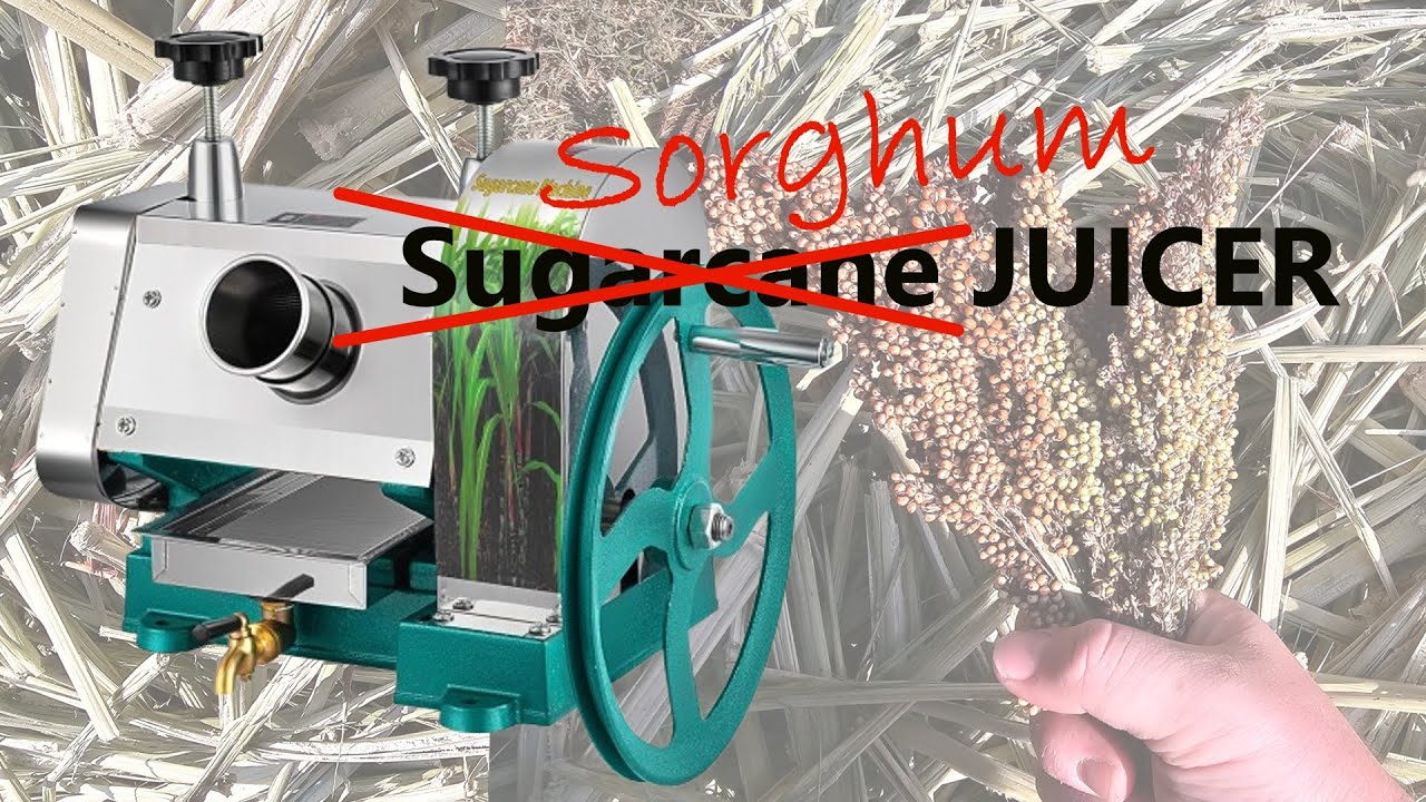 Using Manual Sugarcane Juicer To Make Sorghum Syrup