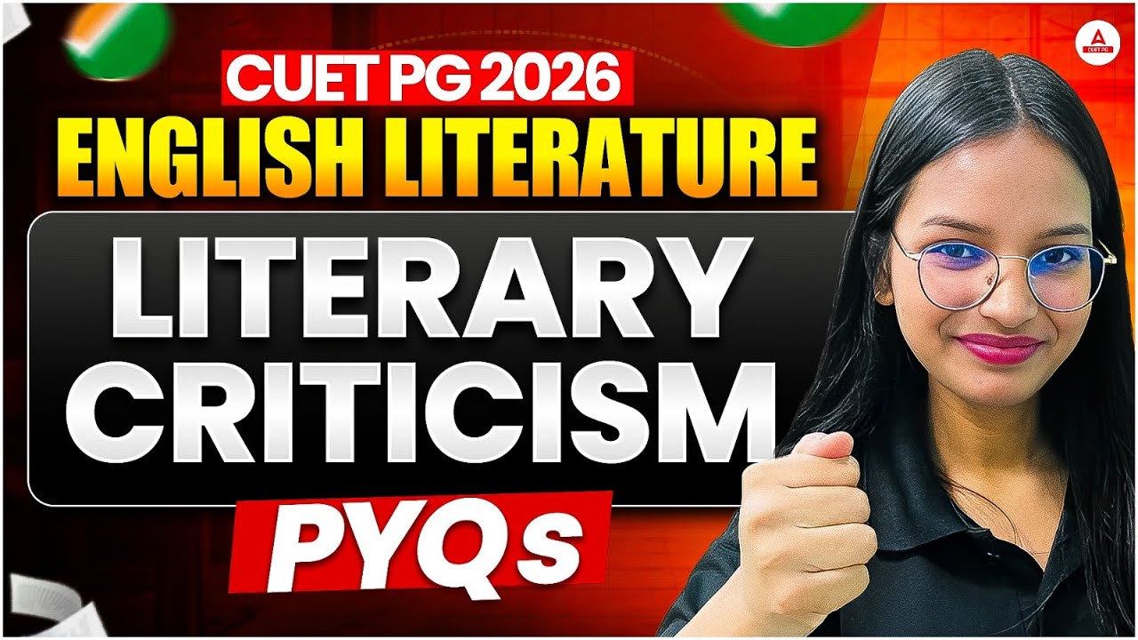 CUET PG English Literature 2026 | Literary Criticism PYQs