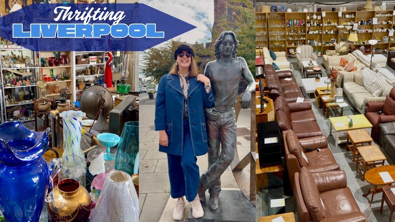 THRIFTING in LIVERPOOL! We Were SO SURPRISED! Vintage & Thrift Shop With Us!