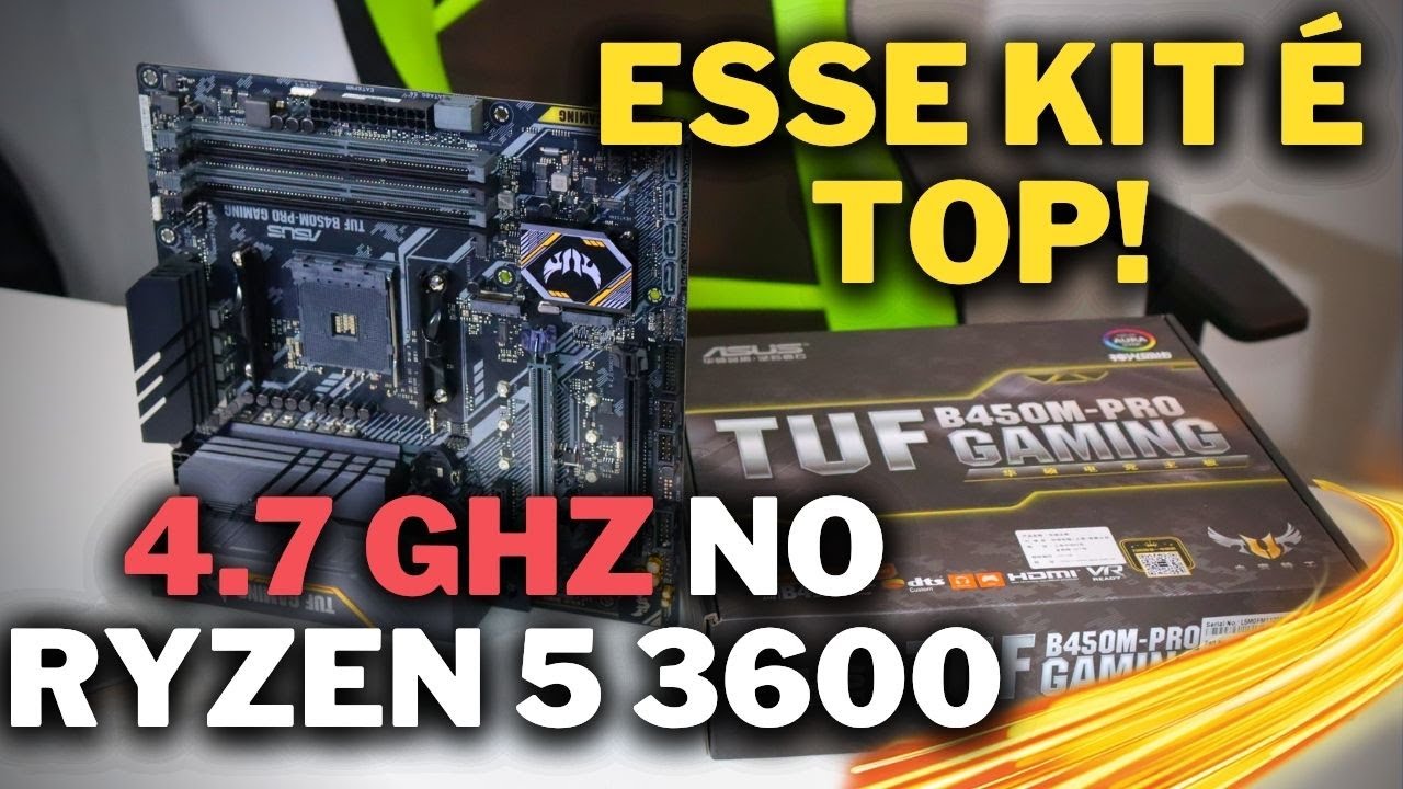 GANHEI UM DESEMPENHO BRUTAL  NO MEU KIT RYZEN - FIZ UM OVERCLOCK FÁCIL E SEGURO