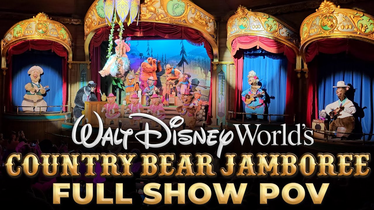 NEW COUNTRY BEAR JAMBOREE Full Show POV at Disney World - DSNY Newscast