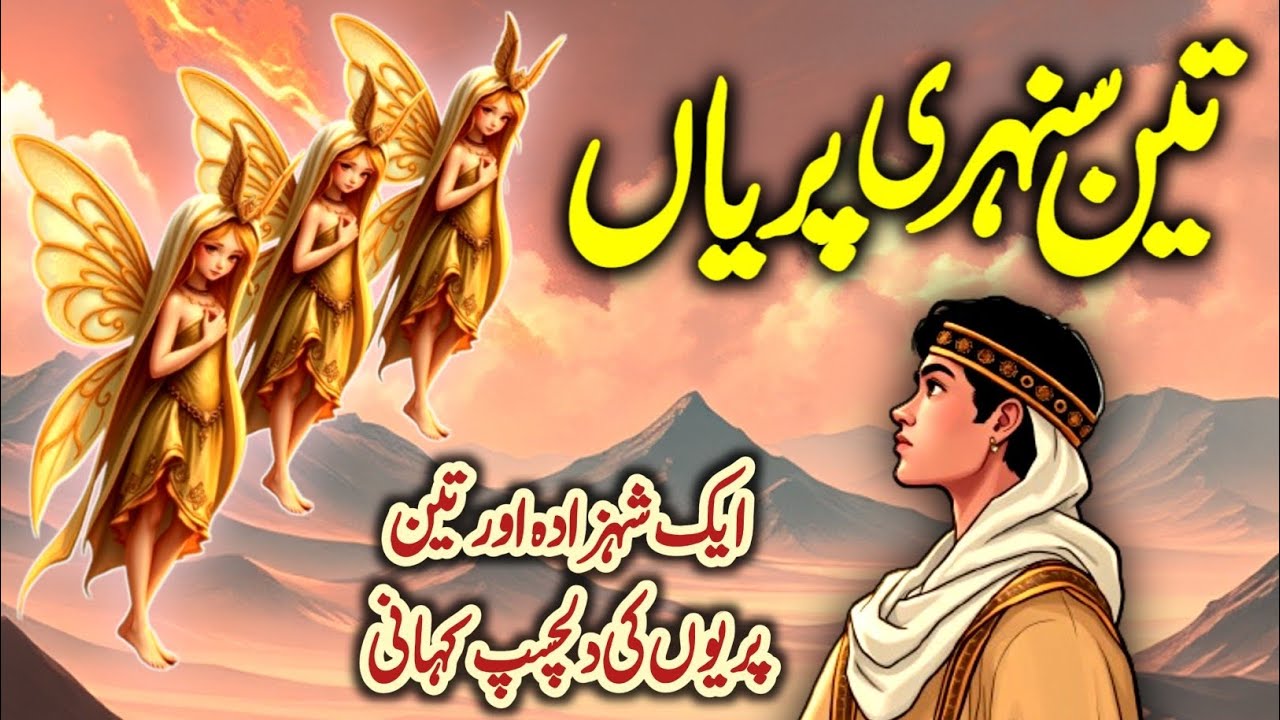 Teen Sunehri Pariyaan | Shahzade Aur Teen Pariyon Ki Dilchasp Kahani | Urdu Moral Story