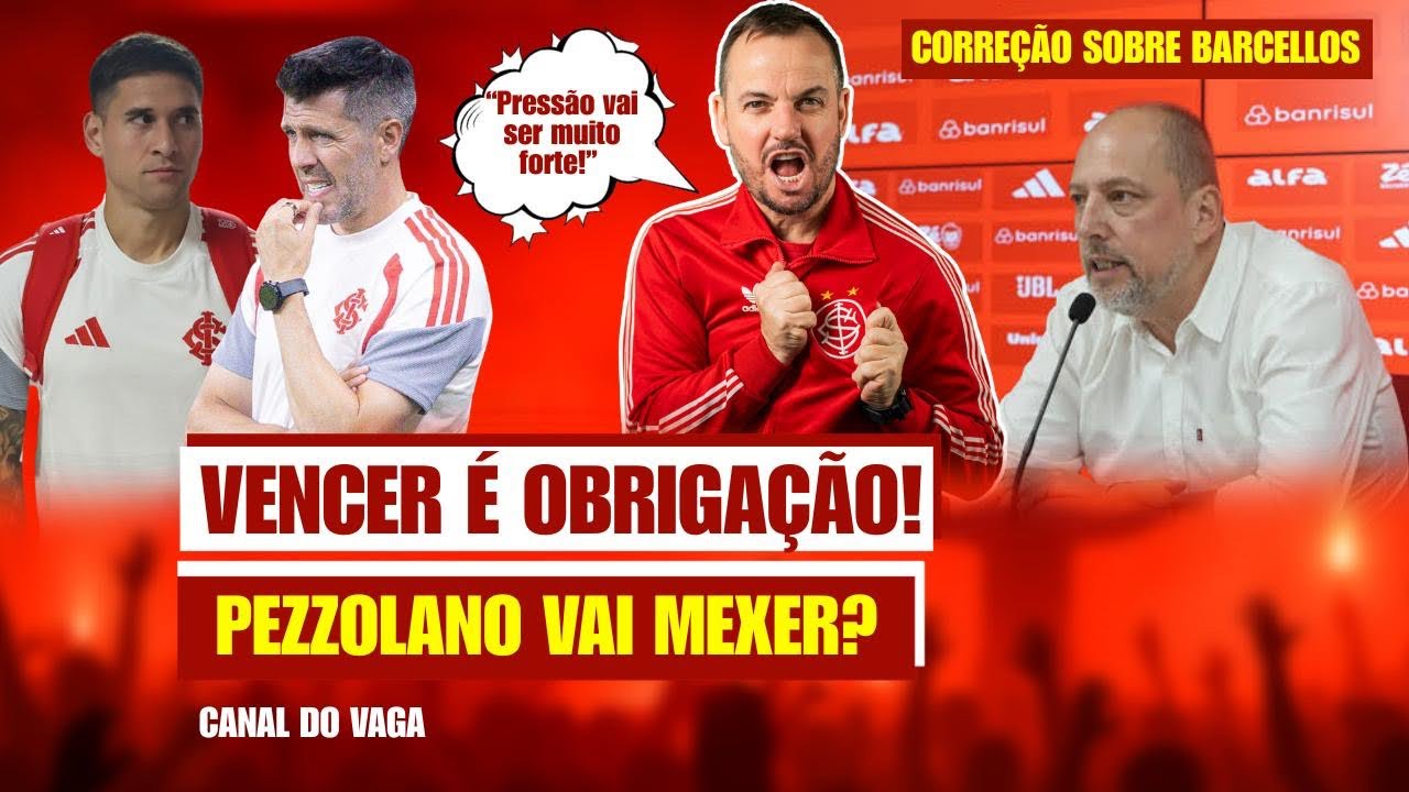 DECISÃO CONTRA O SANTOS? | VENCER VIROU OBRIGAÇÃO | PEZZOLANO VAI MEXER? | CORREÇÃO SOBRE BARCELLOS