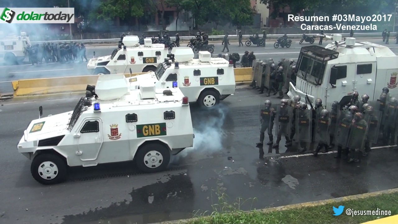 &iexcl;Brutal! Este es el resumen de la represi&oacute;n del 3 mayo en Venezuela