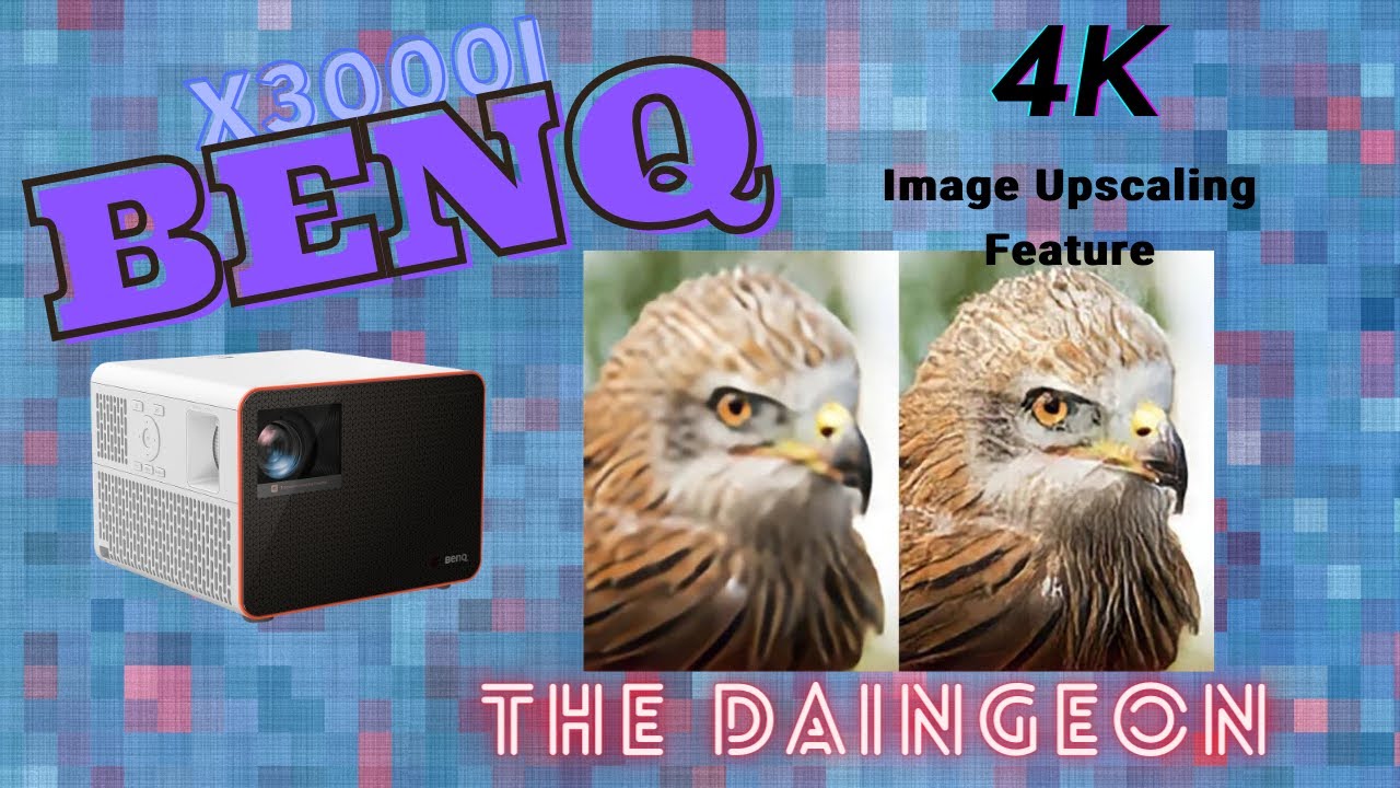 BenQ X3000i - 4K Image Upscale Feature