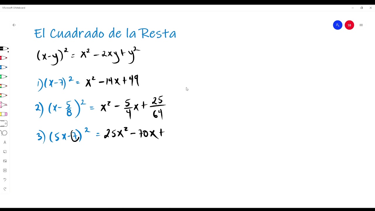 El Cuadrado de la Resta