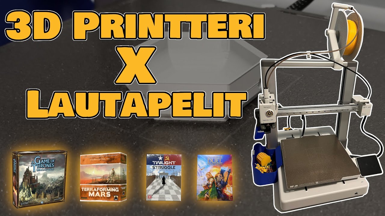 3D Printteri X Lautapelit | Mit&auml; 3d printtaus tuo lautapeleihin