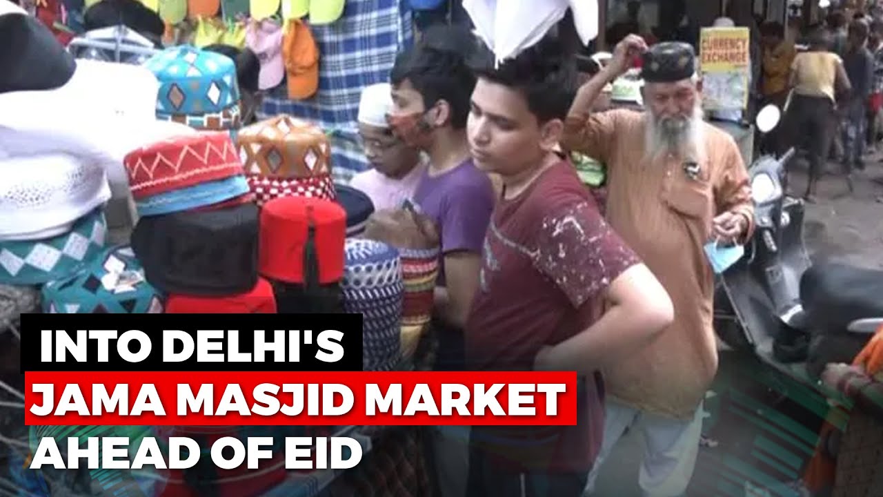 Delhiites Swarm Lanes Of Jama Masjid Market For Eid Shopping