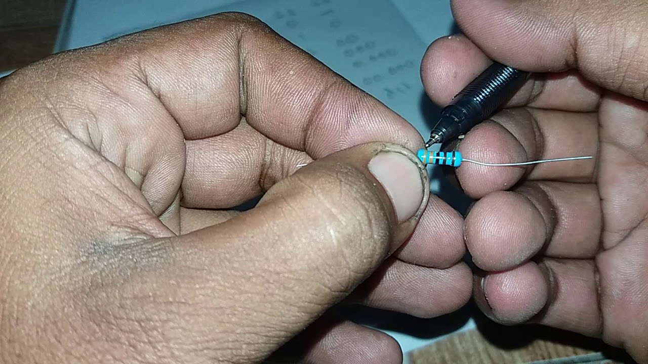 cara membaca resistor 5 gelang warna