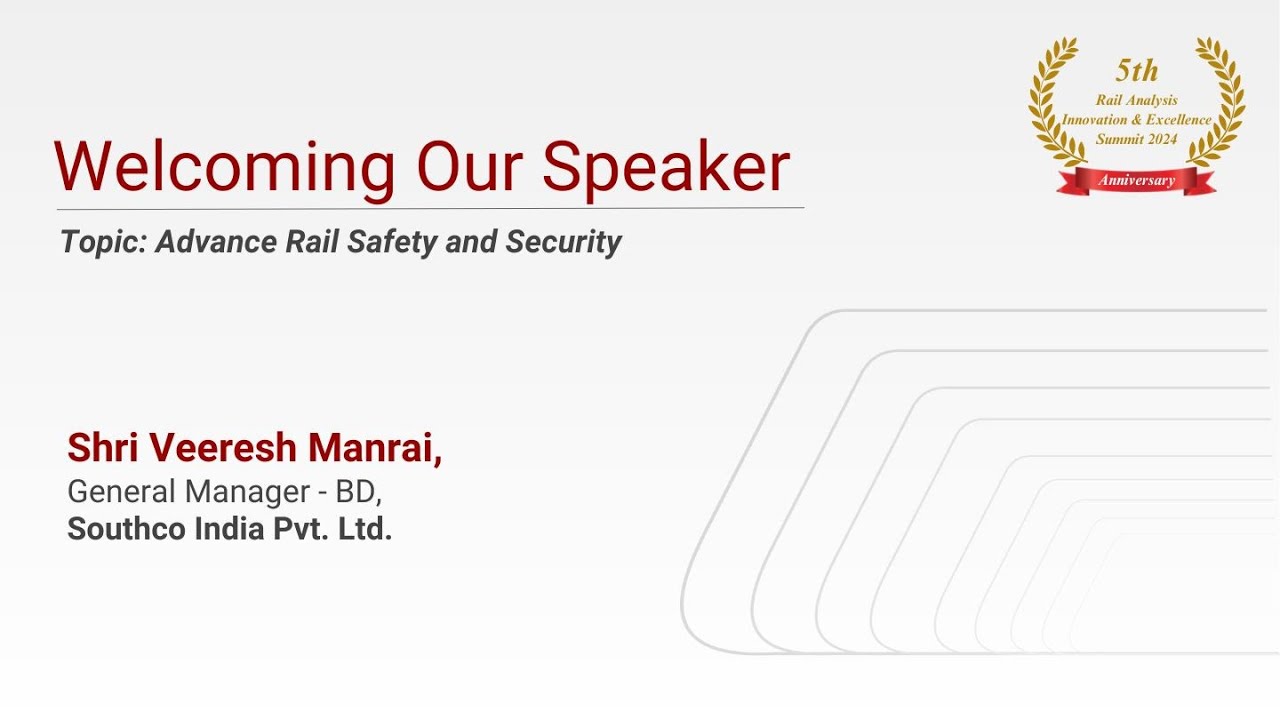 Presentation by Shri Veeresh Manrai, General Manager - BD, Southco India Pvt. Ltd.
