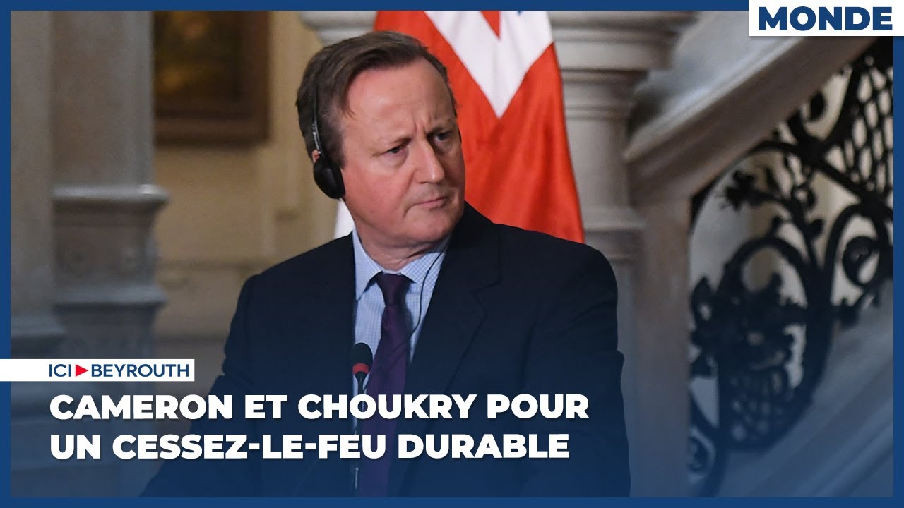 Cameron et Choukry pour un cessez-le-feu durable