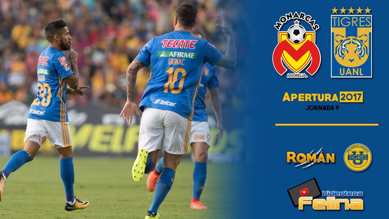 Morelia vs Tigres 3-3 Jornada 9 Apertura 2017 Liga Mx HD
