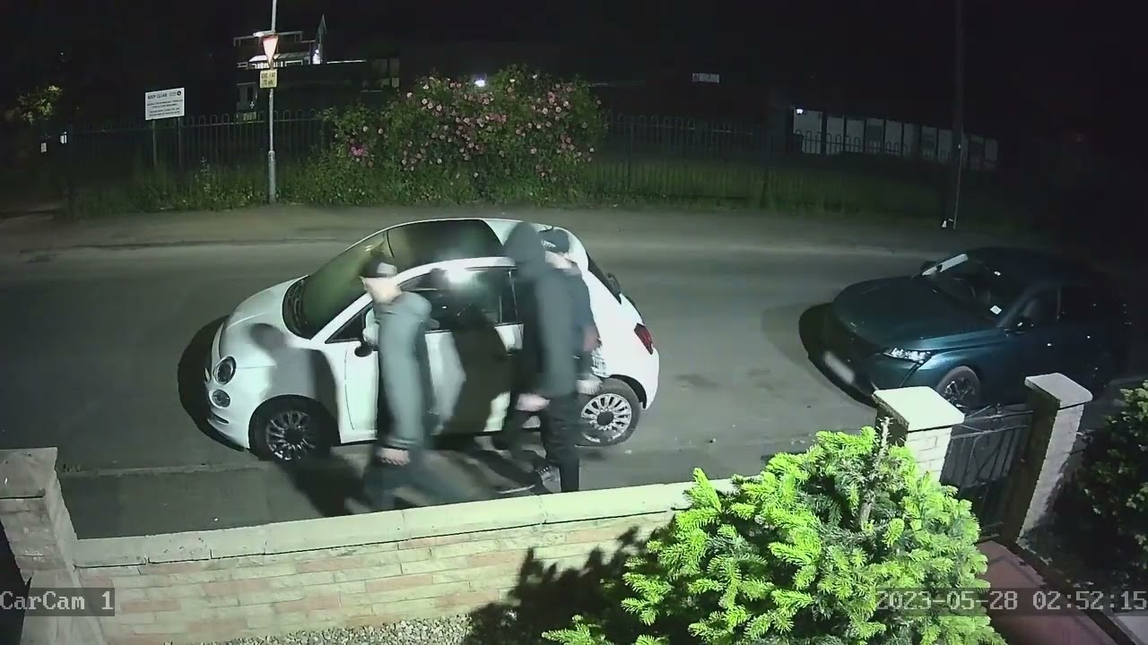 CCTV appeal - tyres slashed in Winsford