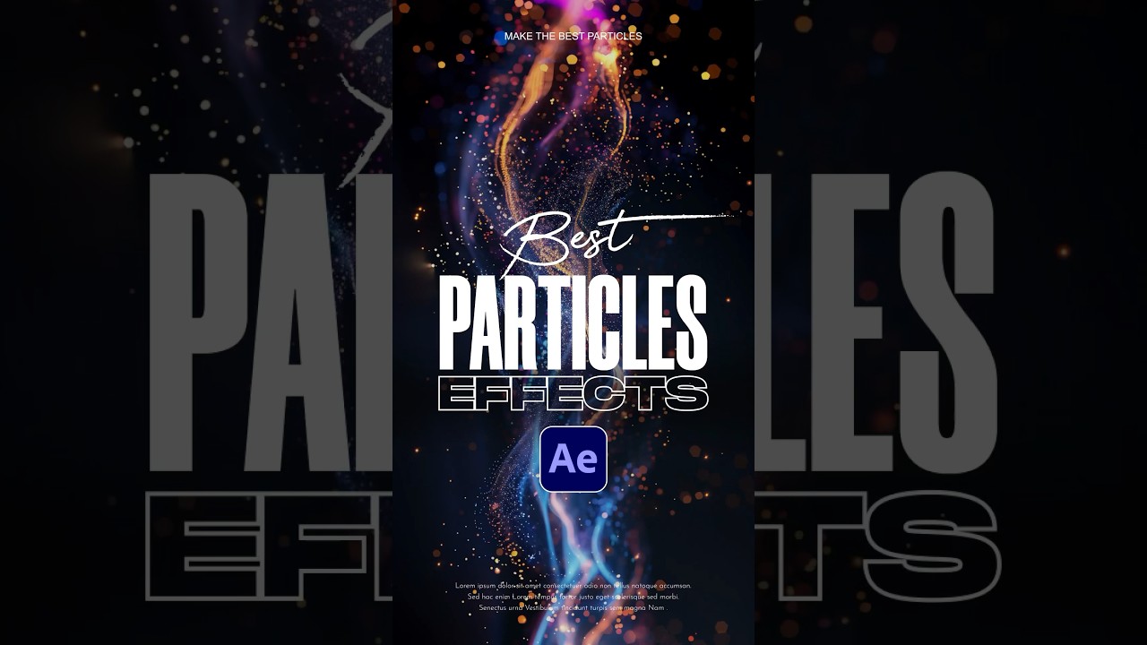 5 лучших эффектов частиц в After Effects