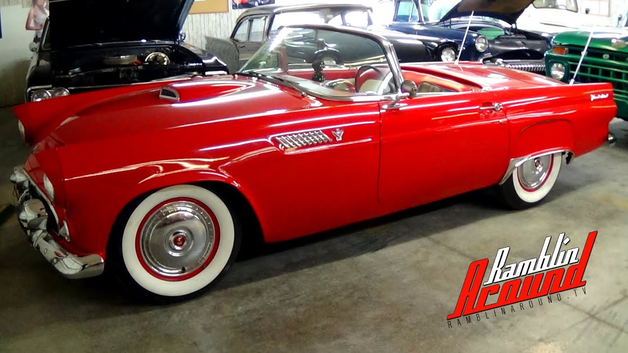 1955 Ford Thunderbird 292 V8 Red at Country Classic Cars