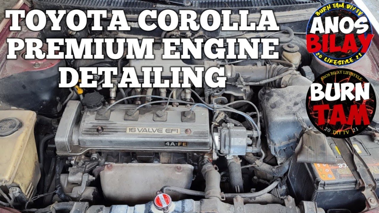 TOYOTA COROLLA ENGINE DETAILING | USING TORNADOR | VORTEX