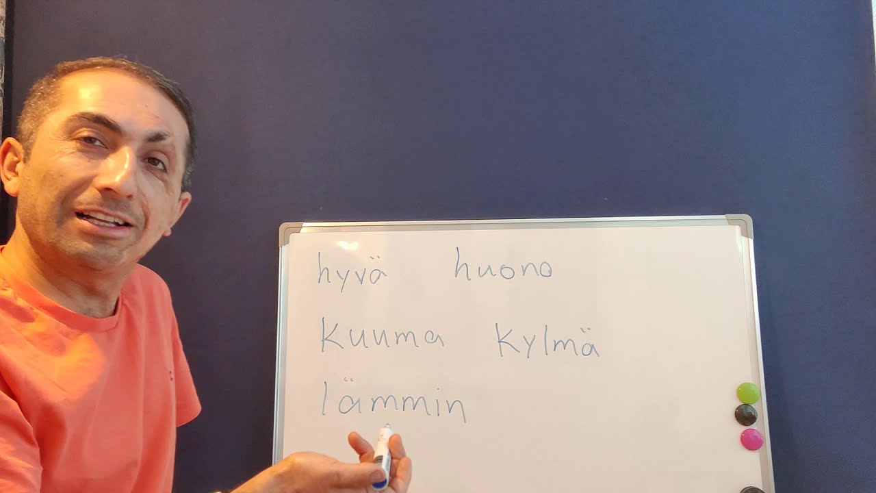 فێربوونی زمانی فینلاندی.دەرسی 8. Suomen kielen opetus Kurdeille