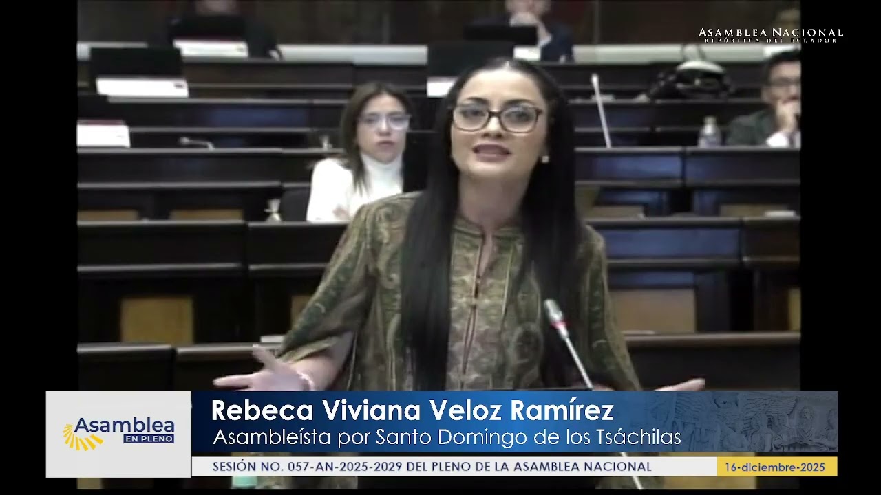 Asambleísta Viviana Veloz - Sesión 057