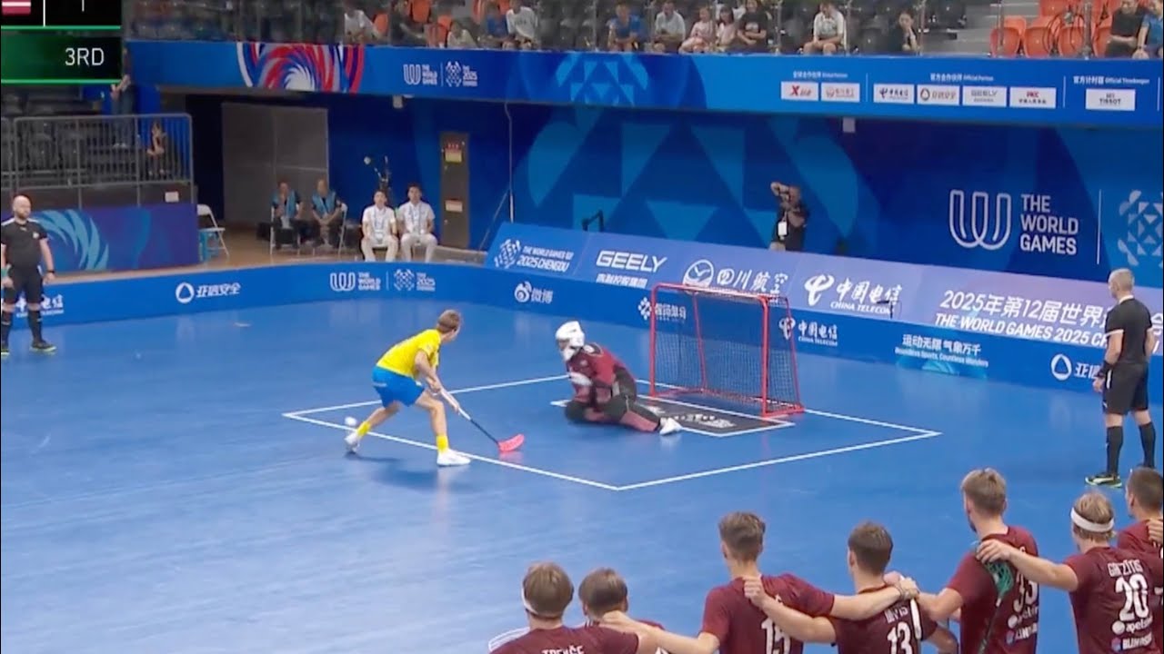 Floorball World Games 2025 – SWEDEN vs LATVIA
