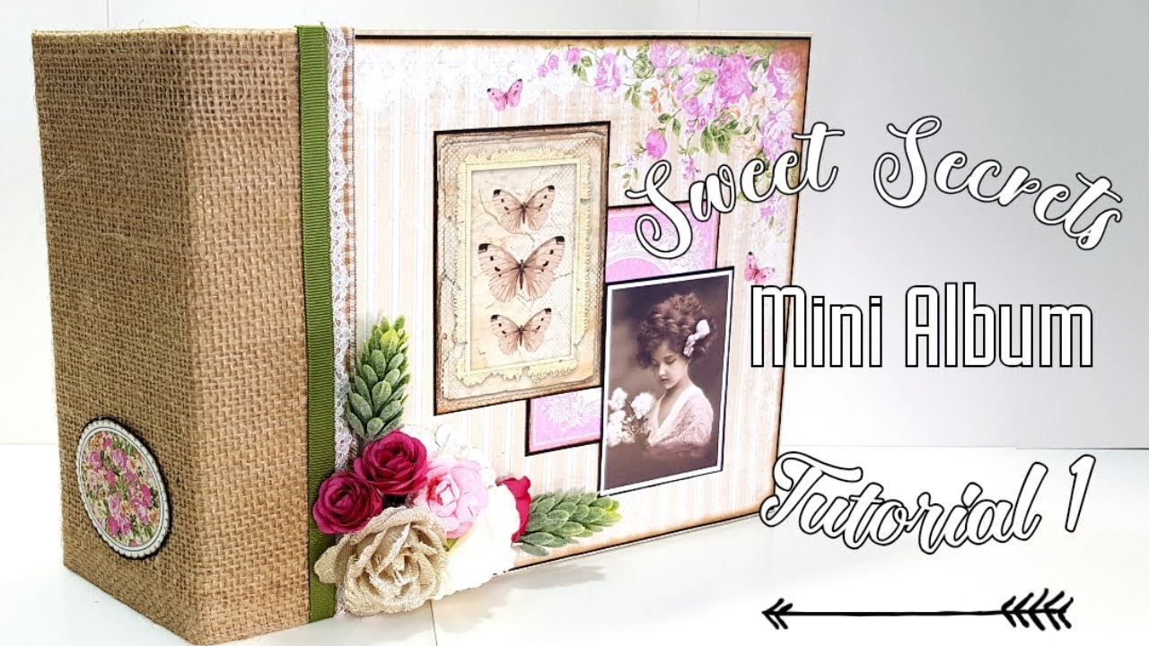 Tutorial #1 Sweet Secrets Mini Album Lemon crafts