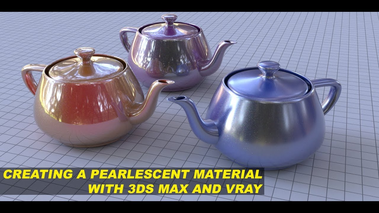 Creating a Perlescent Car Paint Material with 3ds Max and VRay