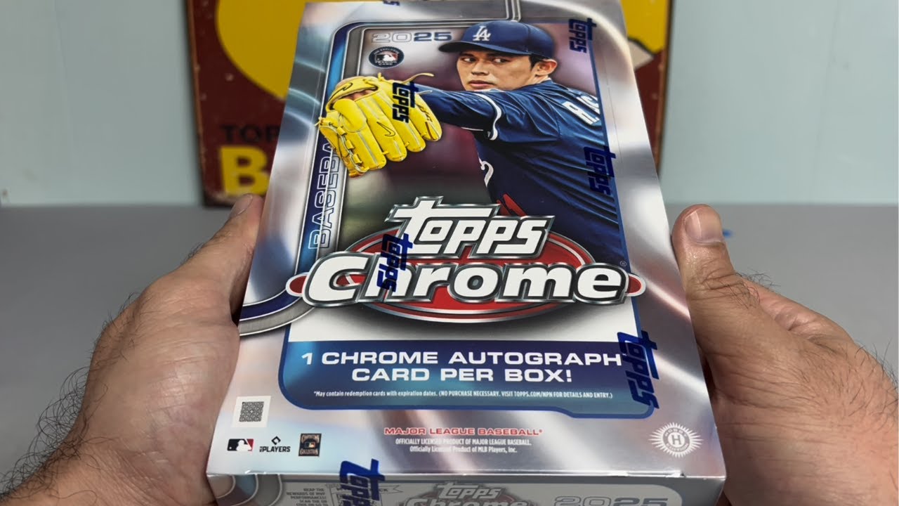 2025 Topps Chrome Hobby Box #9 - Home Field Advantage + Shadow Etch Rookie!!!