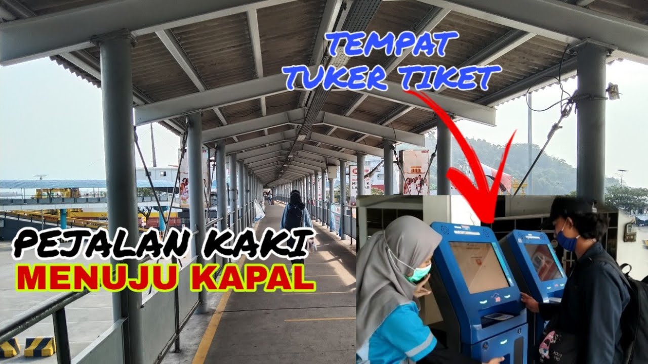 EXPLORE JALAN KAKI MENUJU KE KAPAL REGULER DI PELABUHAN MERAK. ANTI GOSIP