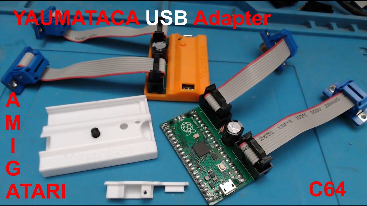 Yaumataca - Ein neuer USB Adapter für Atari Amiga & C64 für Gamepads Mäuse - kurzer Aufbau & Test.