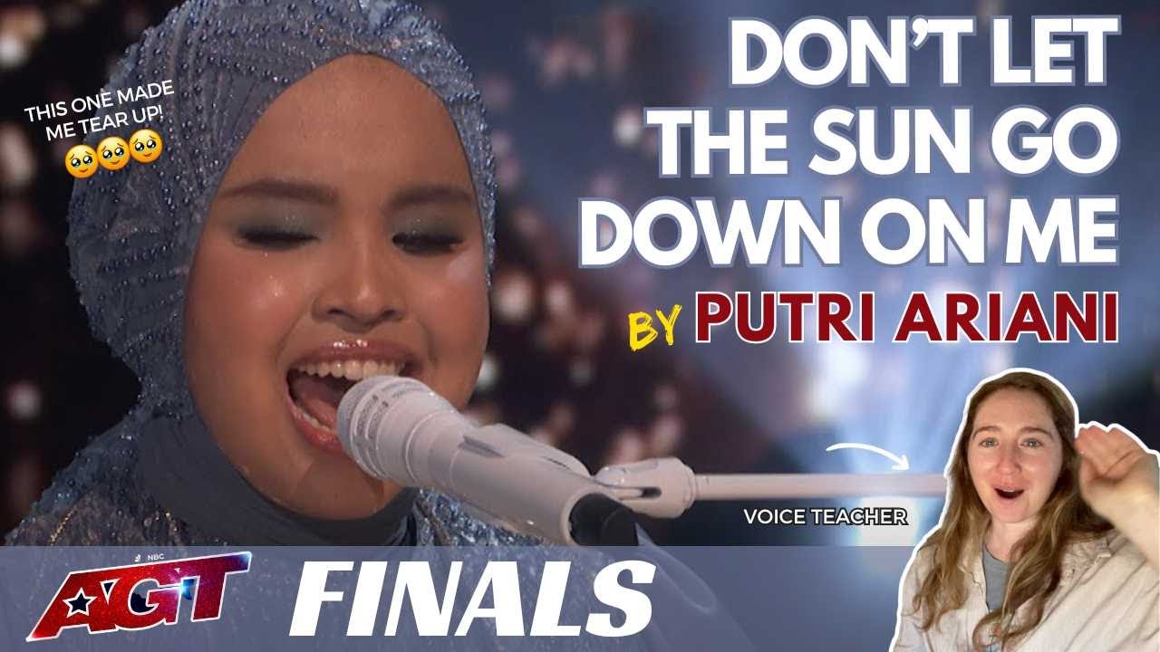 Voice Teacher Reacts to Don't Let the Sun Go Down by Putri Ariani