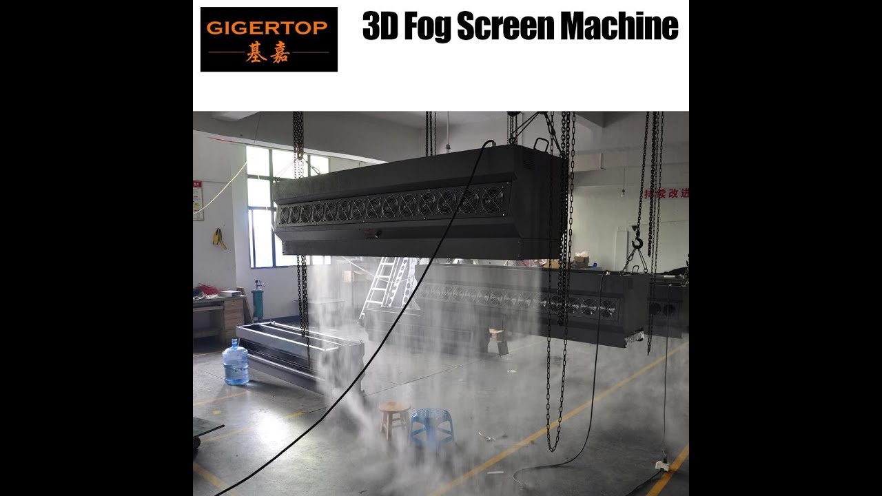 TIPTOP Stage Light 3D Fog Screen Machine for night club
