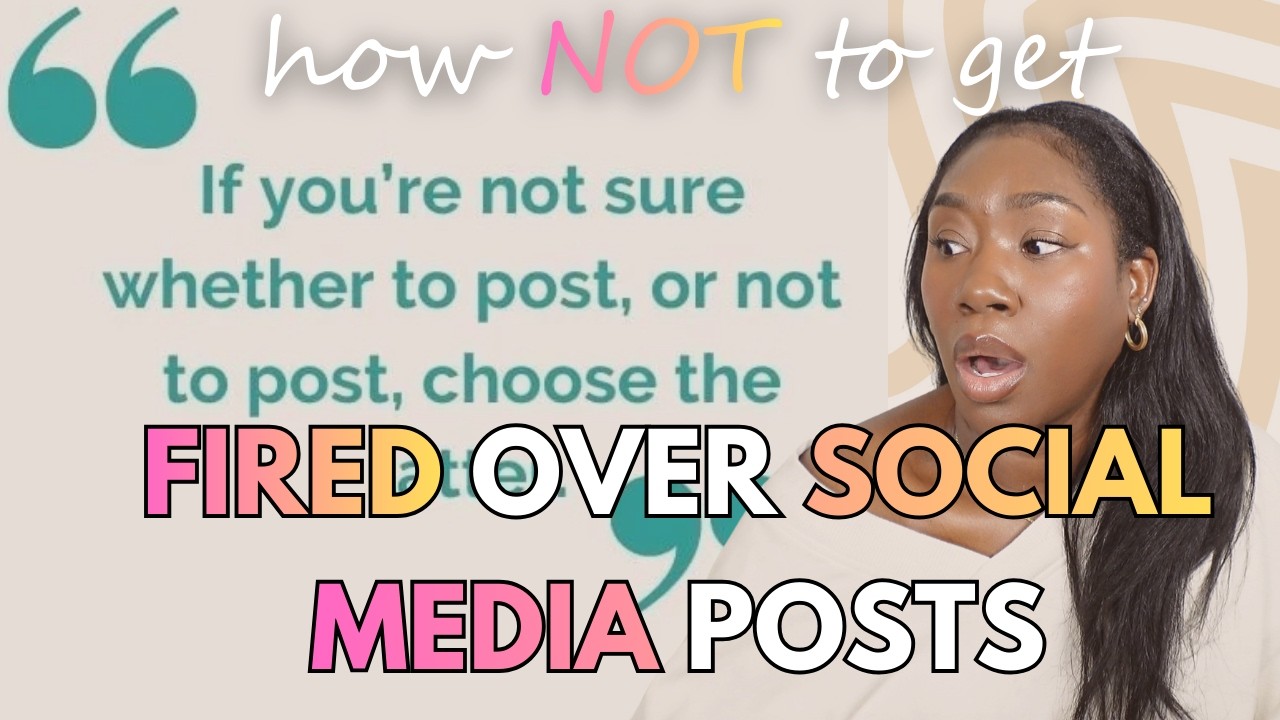 How NOT to Lose Your Job Posting on Social Media