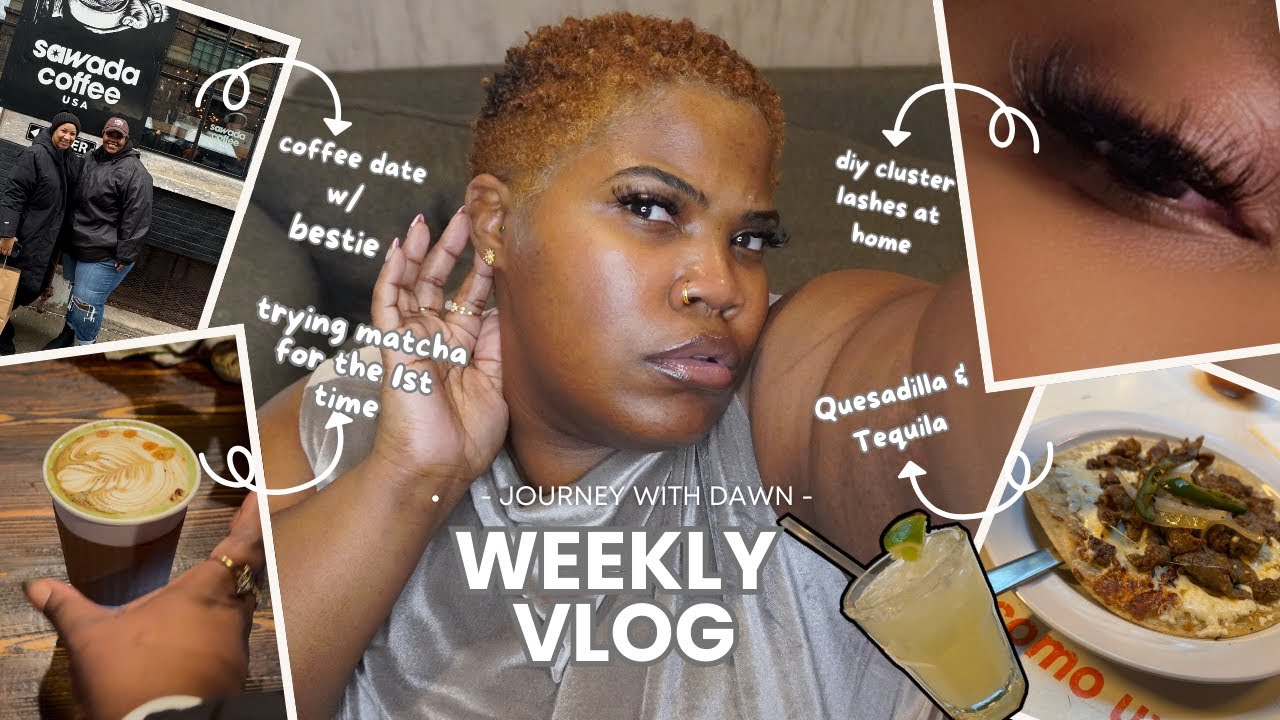 Bestie Coffee Date | DIY Eyelashes, Hair Dye, and Waxing Routine