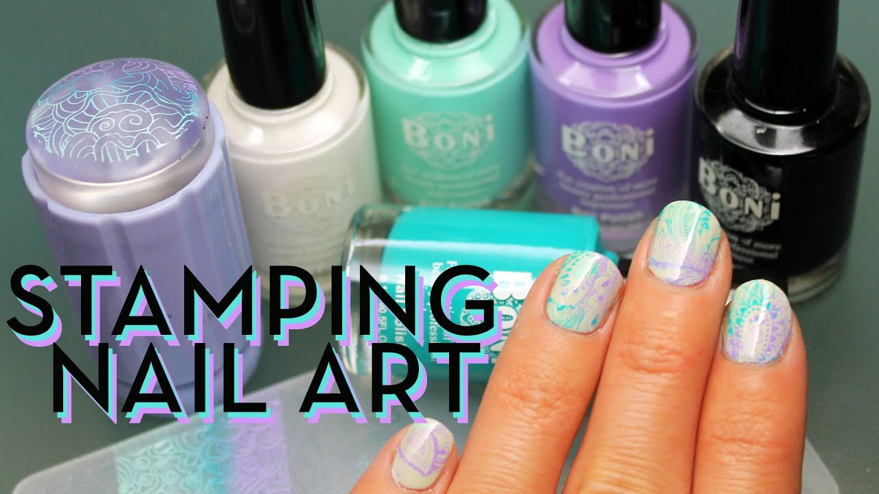 CÓMO ESTAMPAR EN LAS UÑAS CON PLACAS ACRÍLICAS Y CLEAR JELLY STAMPER - REVIEW