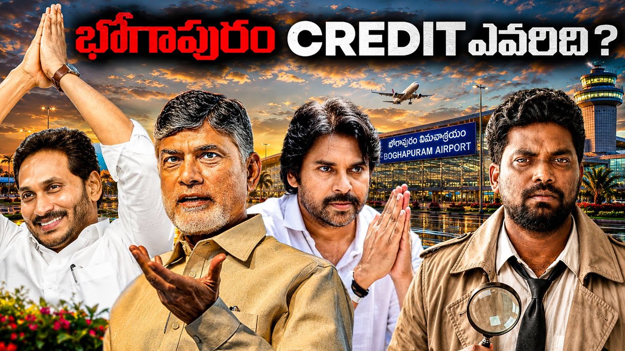 🚨🚨Who Really Built BHOGAPURAM International Airport? | Kranthi Vlogger