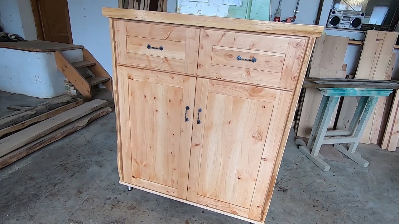 Cypress RUSTIC cabinet - from START to FINISH