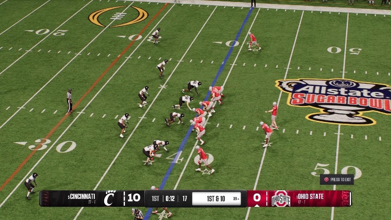 2027: CFP/Sugar Bowl - #1 Ohio State vs. #5 Cincinnati