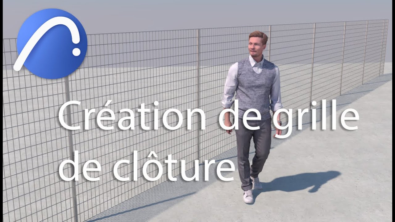 Exo Archicad création de grille de clôture 2