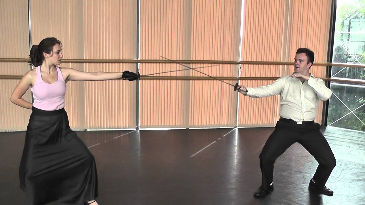 Matt and Lauren Smallsword fight (dress)