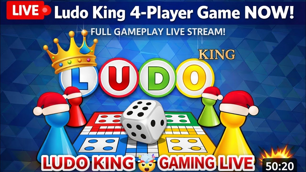 🚨 Ludo King LIVE NOW | 4 Players Intense Match 😳🔥 | Full Gameplay Stream