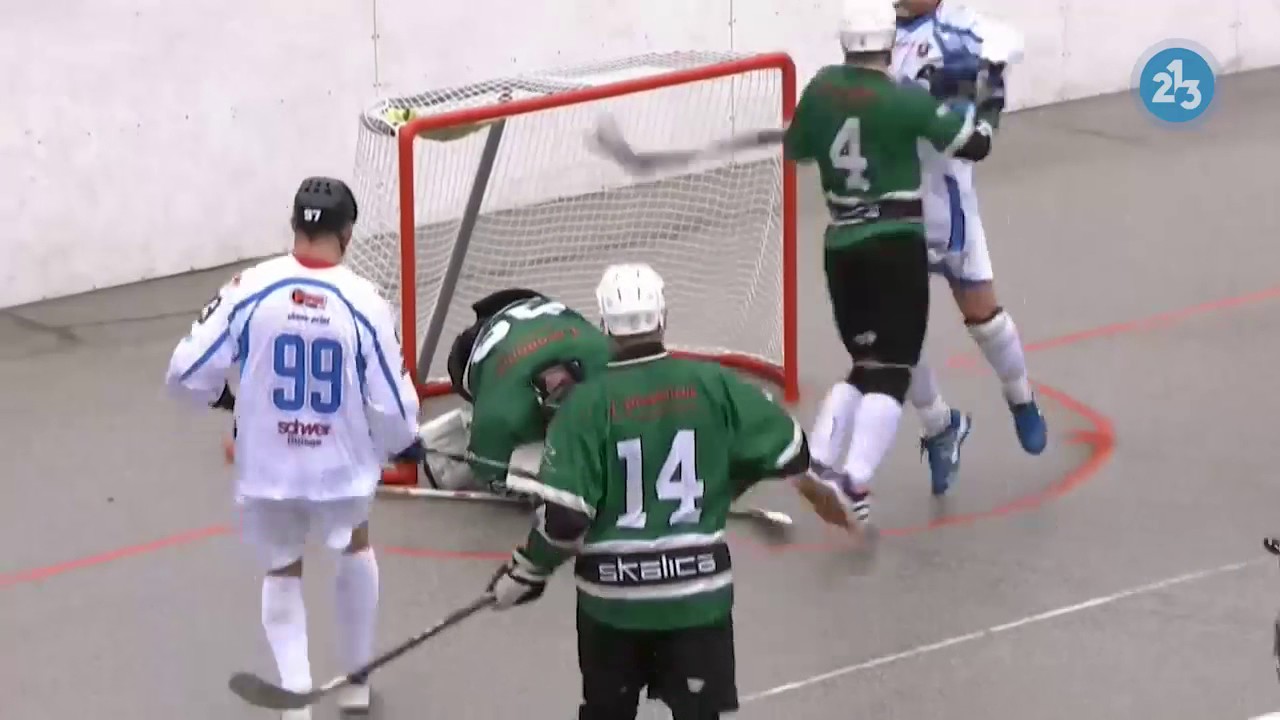 Imperial Vitamins Martin - HBK Hokejmarket Skalica v semifinále hokejbalovej extraligy - highlights