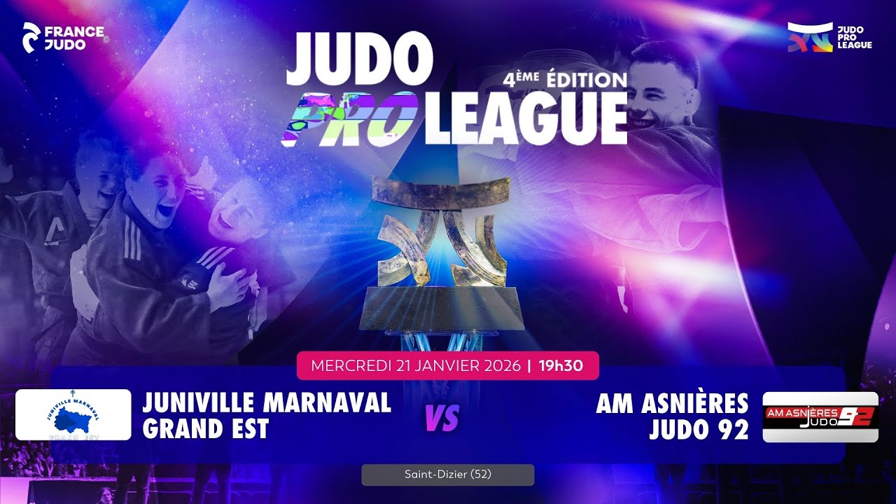 Juniville Marnaval vs AM Asnières | Eliminatoires Judo Pro League 2025-2026 - Saison 4
