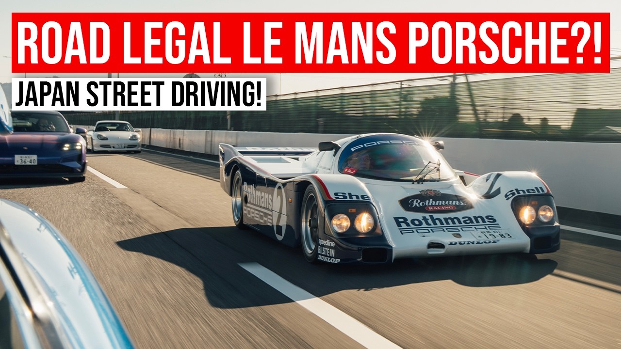 Porsche 962 LM за 2 000 000 долларов на улицах Японии