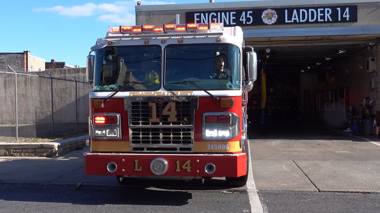 Philadelphia Fire Department  Ladder 14 Returning/ Responding 