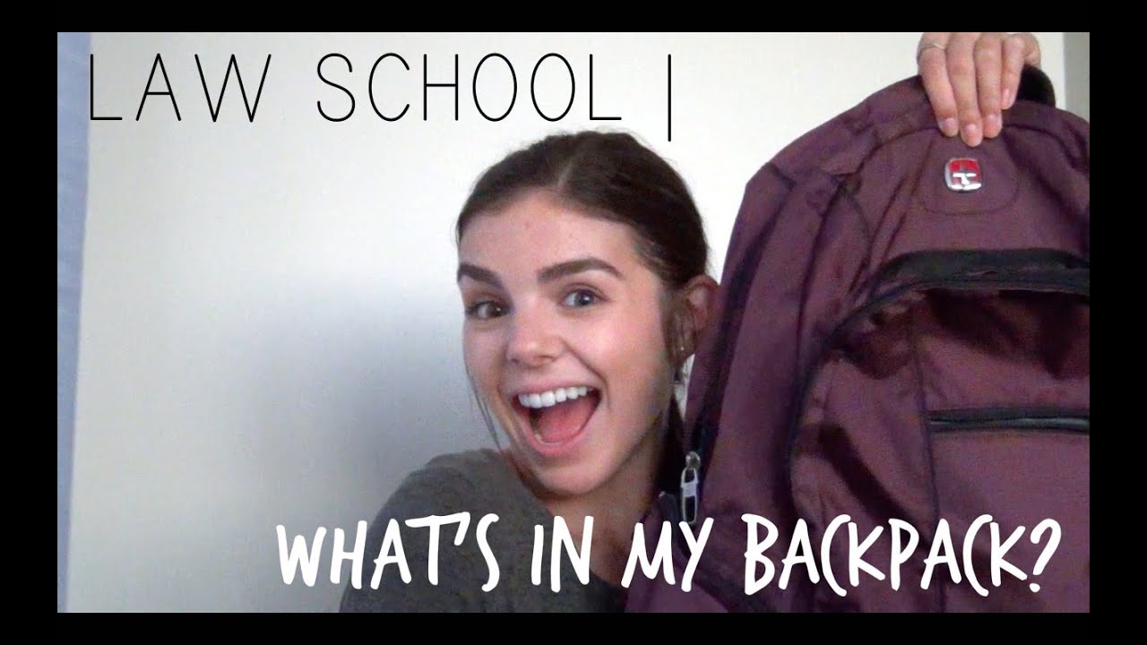 LAW SCHOOL | What's in My Backpack?