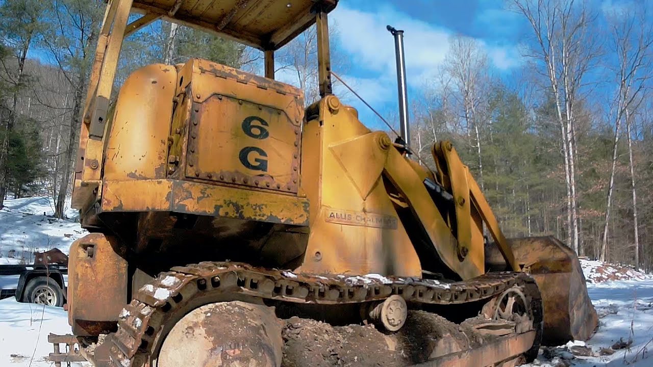 Will it Start? Diesel Allis Chalmers 6G Crawler Loader Cold Start - #2
