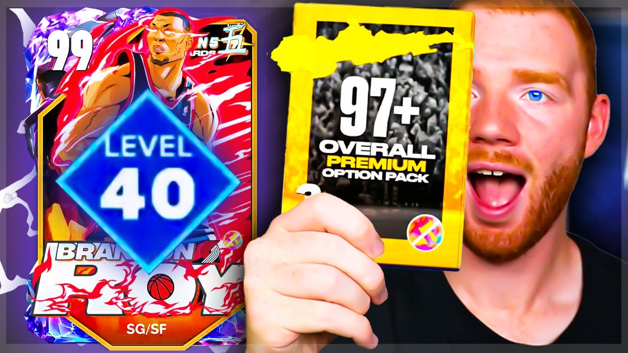 I Completed Level 40 & Got DARK MATTER Brandon Roy + 3 Galaxy Opal Packs!