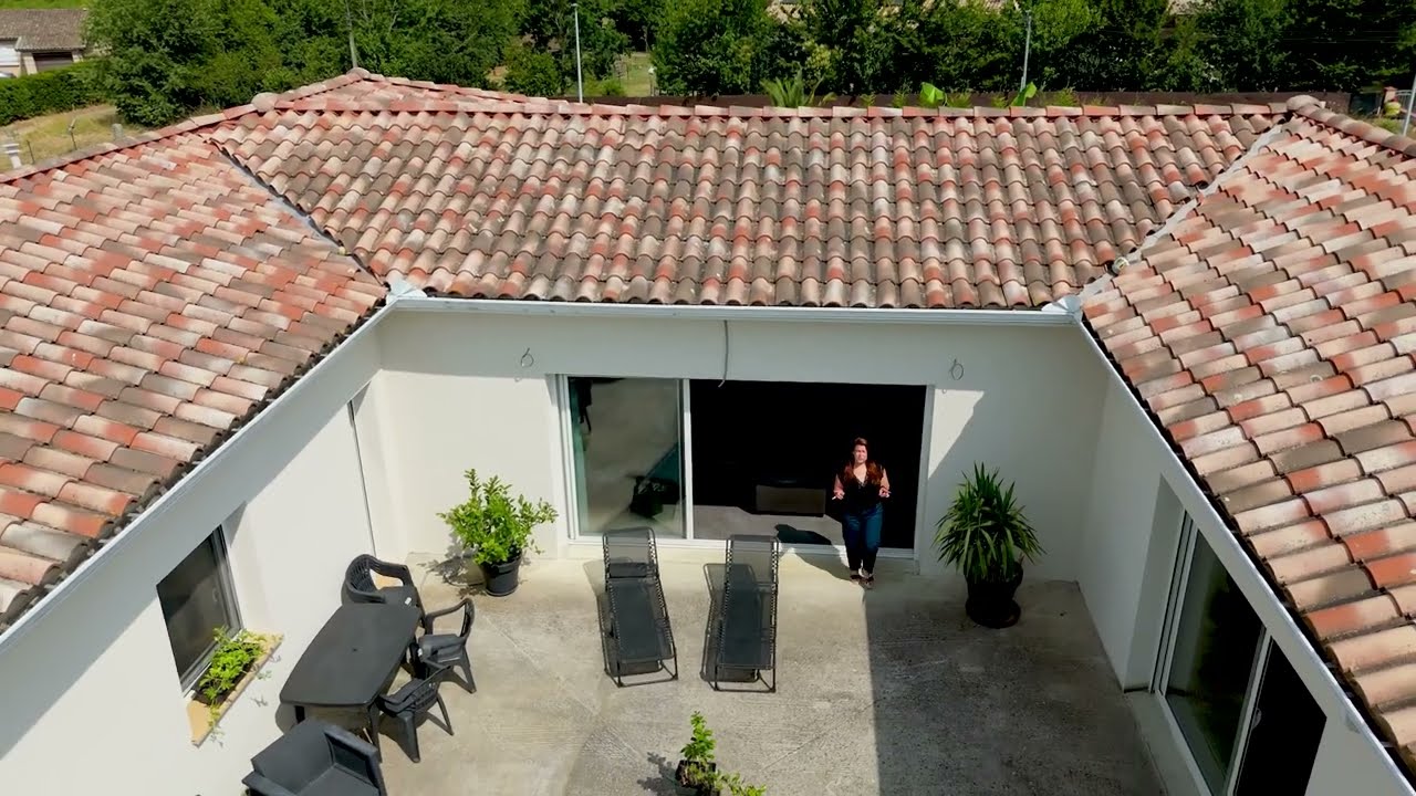 Maison moderne design U de 185m² Grenade sur Garonne
