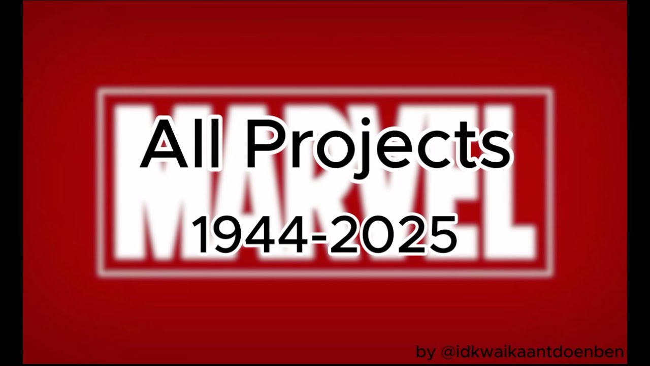 All Marvel Projects in Release Order | Films & Series 1944-2025